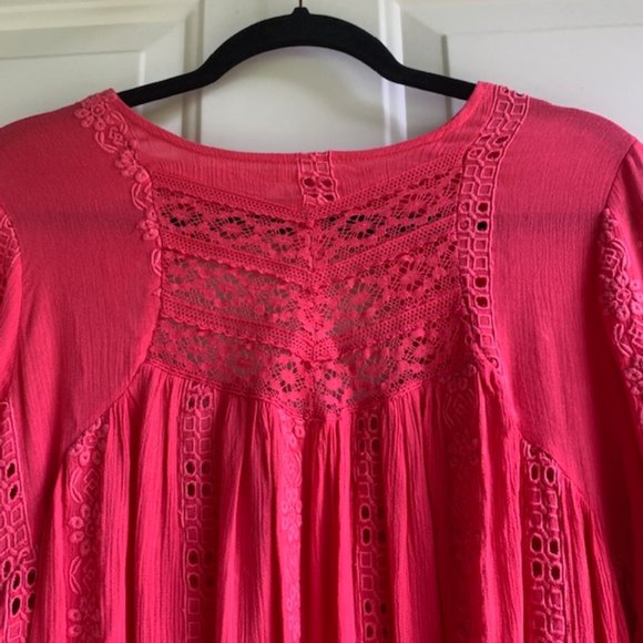 Free People Sweetest Dream Kiss Kiss Tunic Size S - Picture 4 of 12